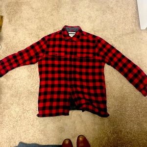 L.L Bean fleece lined button down.